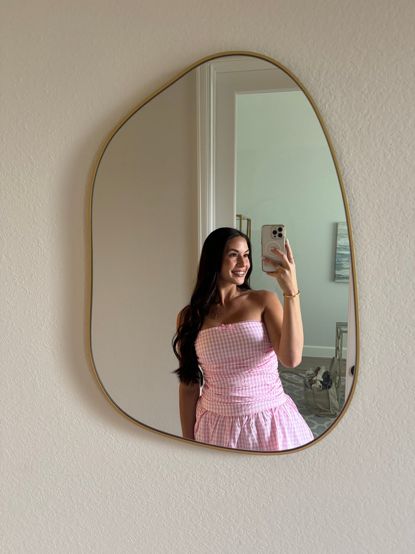 Pink Gingham Mini