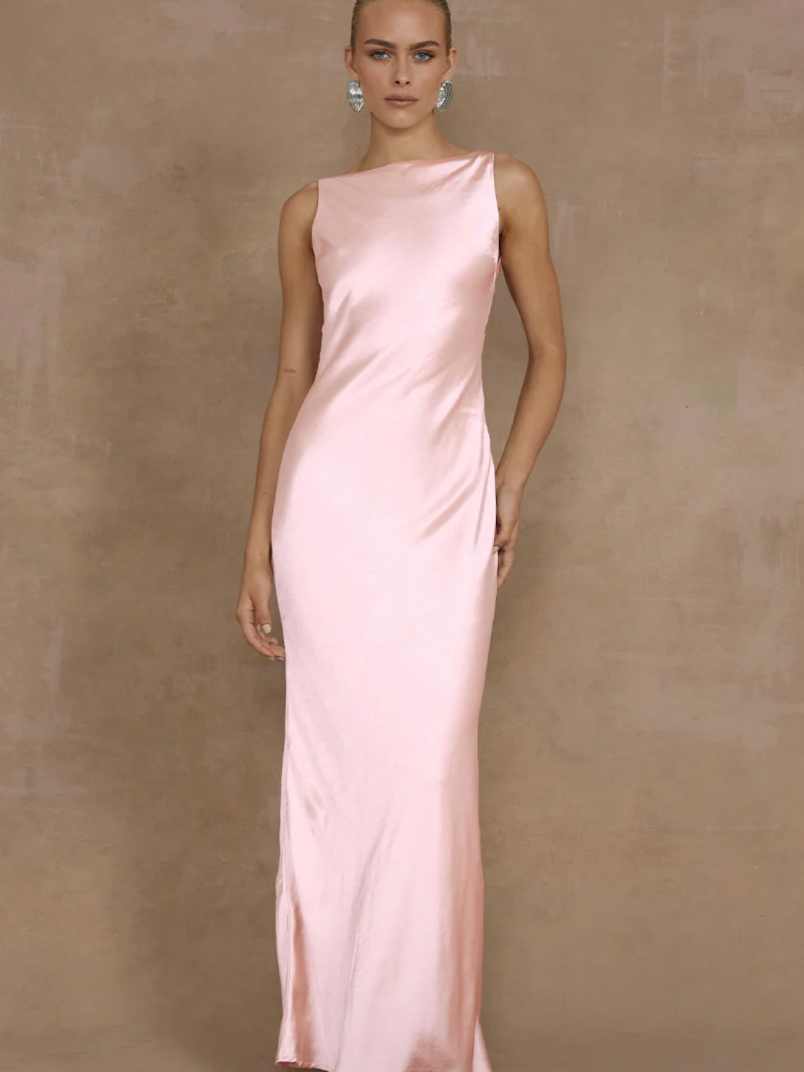 Ice Pink Maxi Dress