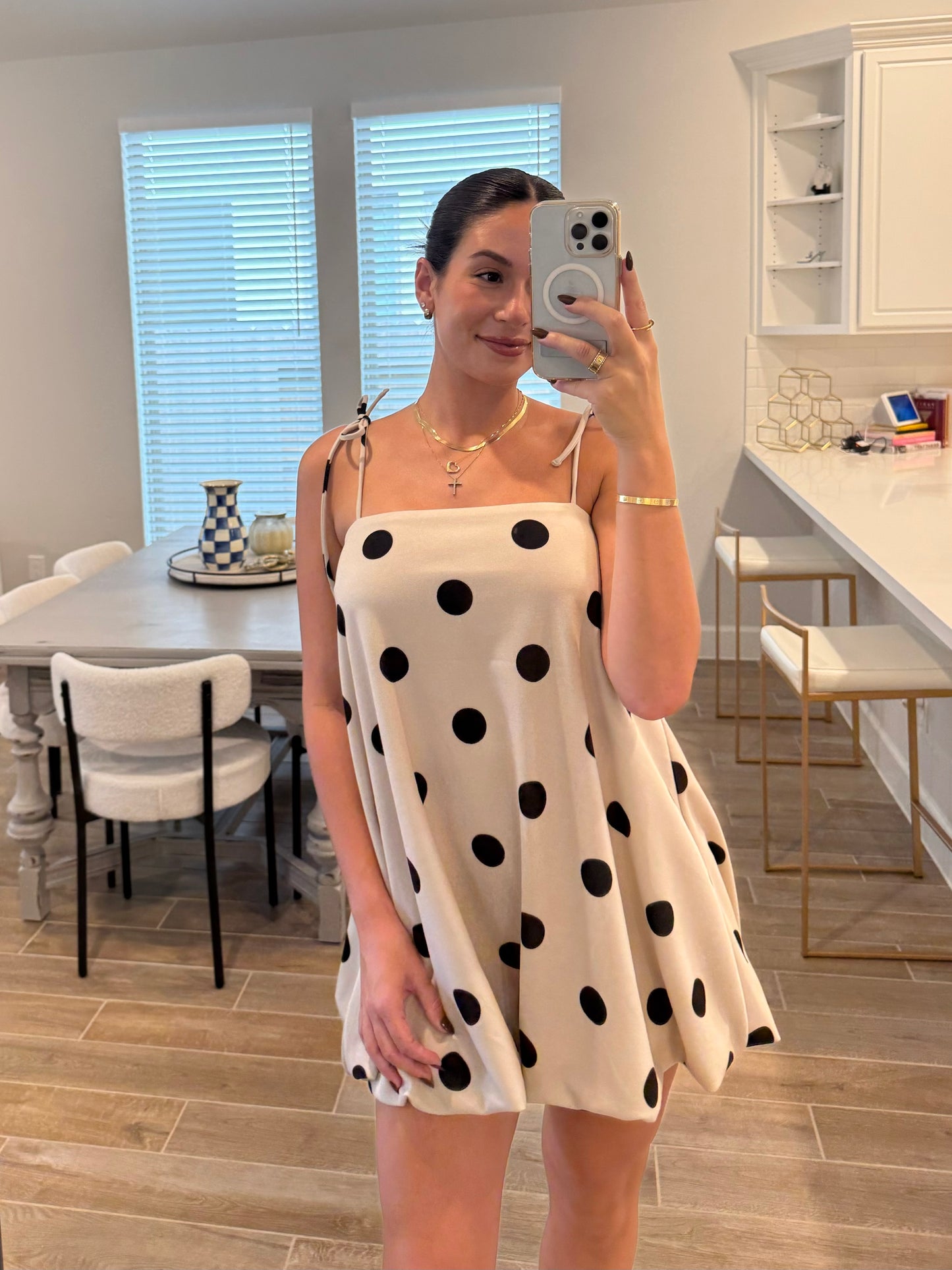Polka Dot Bubble Dress