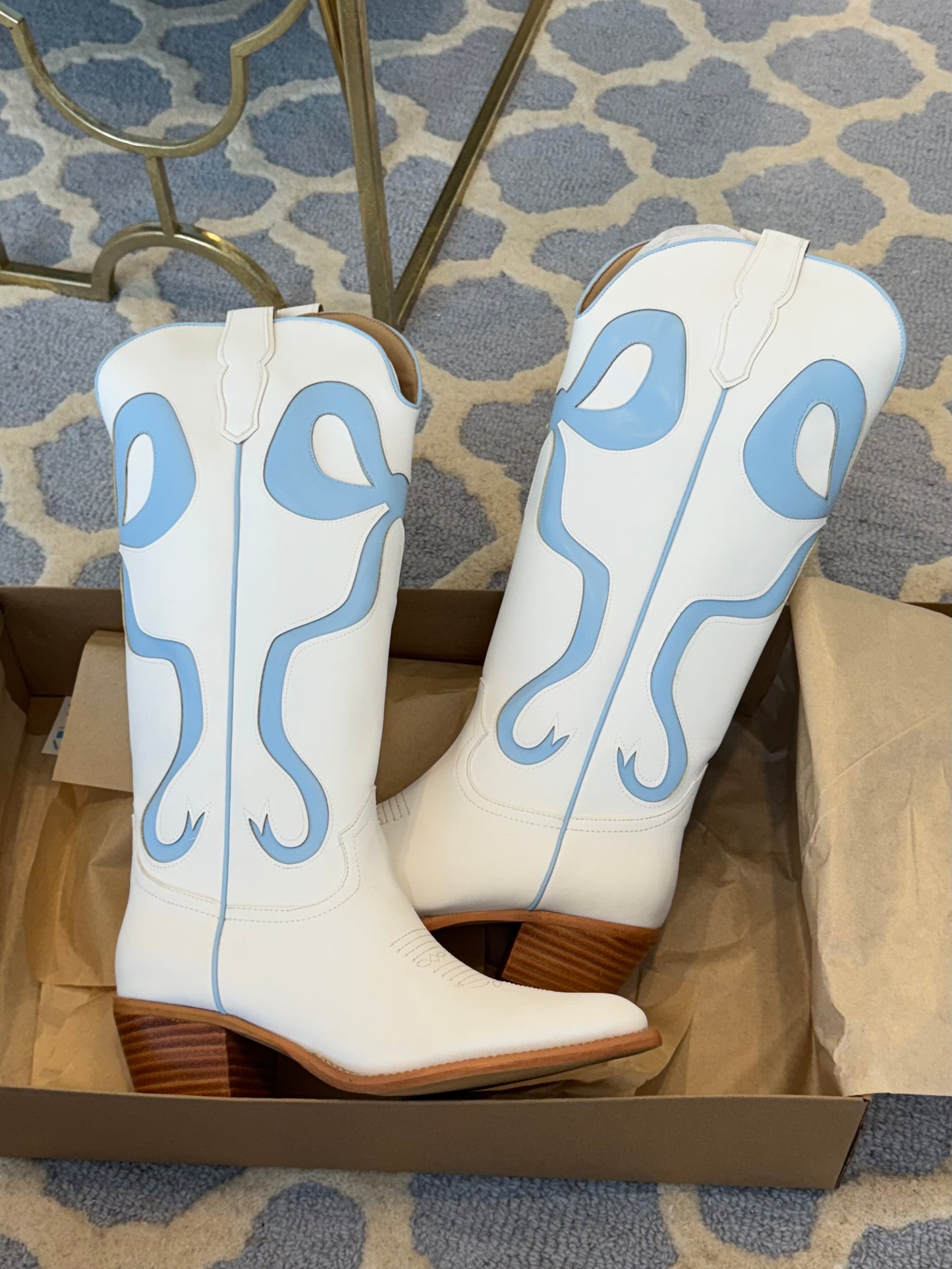 Howdy Bow Cowboy Boots