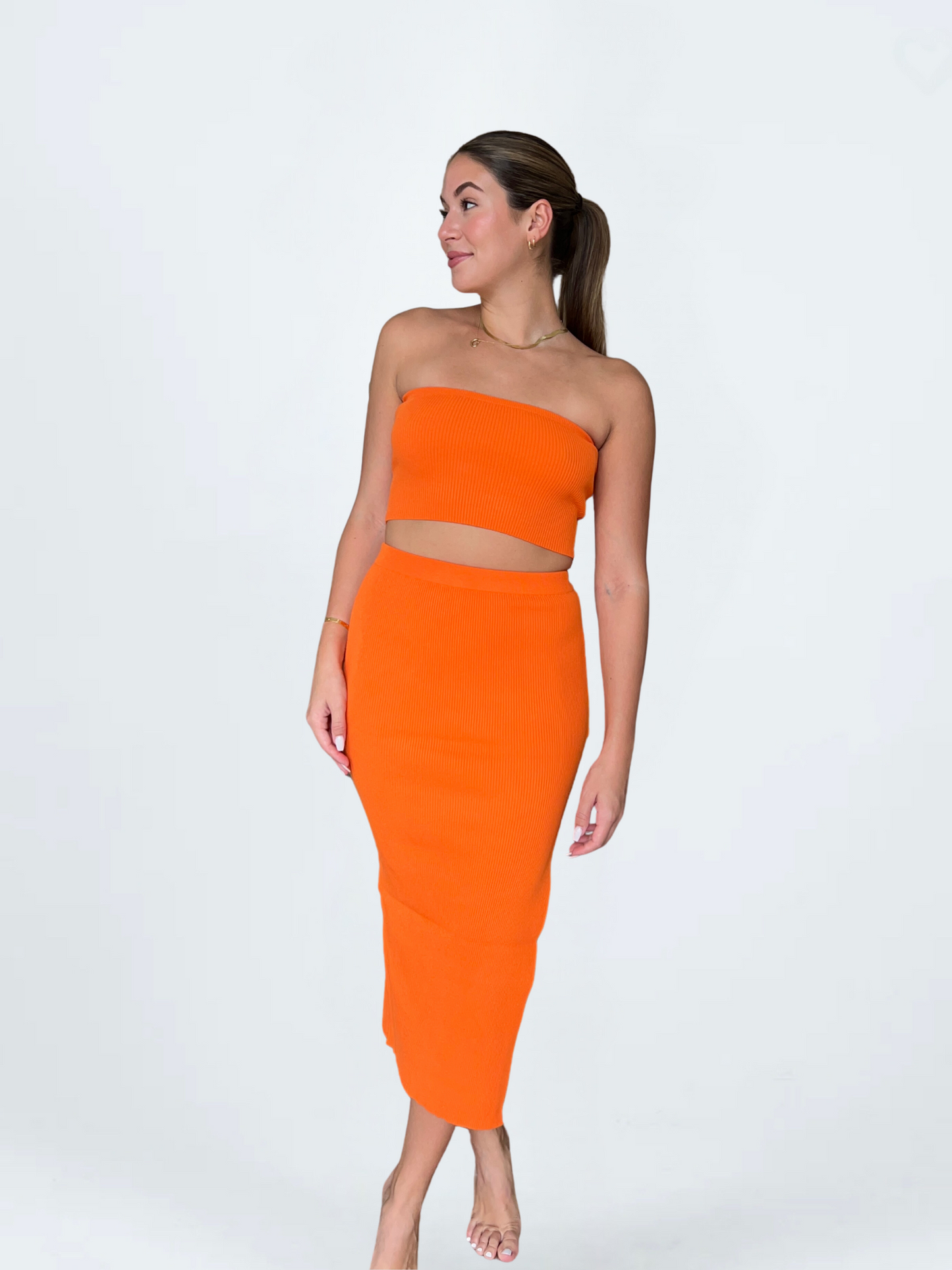 Milan Midi Set / Orange