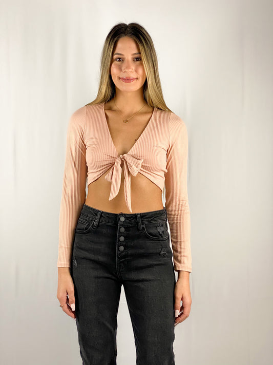 Cami Front Tie Crop Top