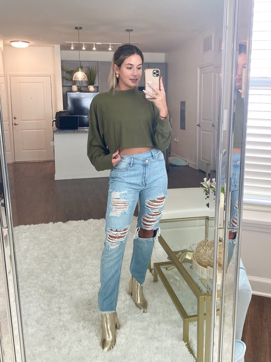 Sassy Asymmetrical Jeans
