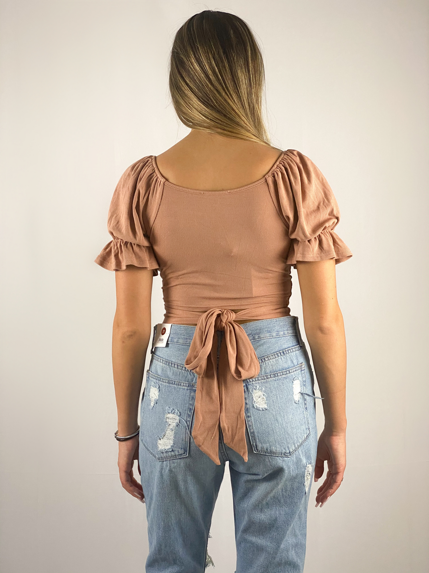 Caitlin Puff Crop Top