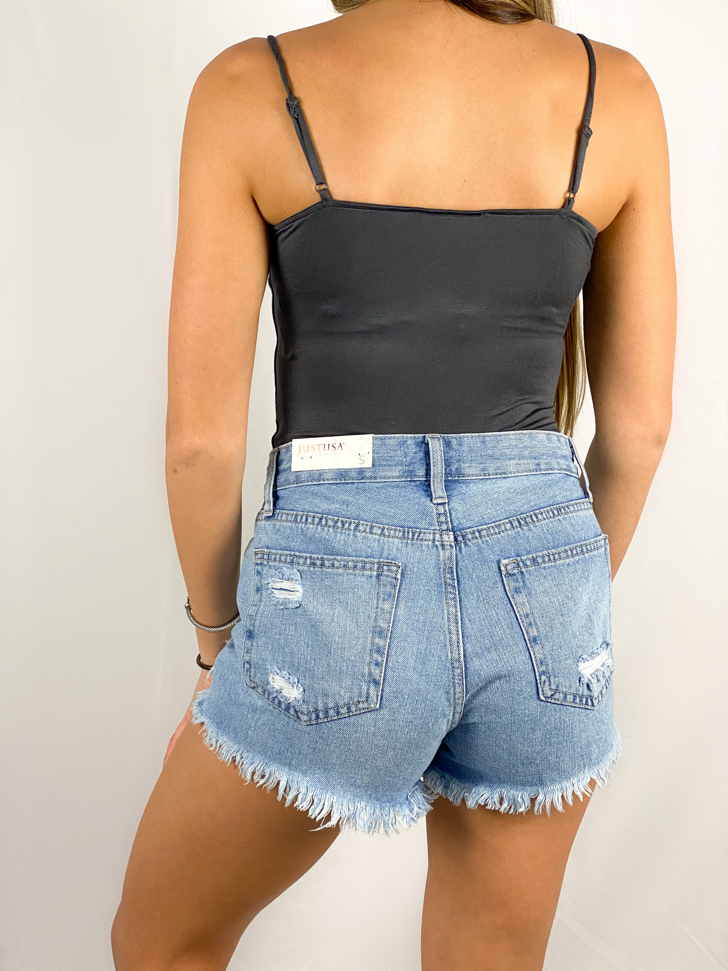 Sarah Basic Bodysuit / Charcoal