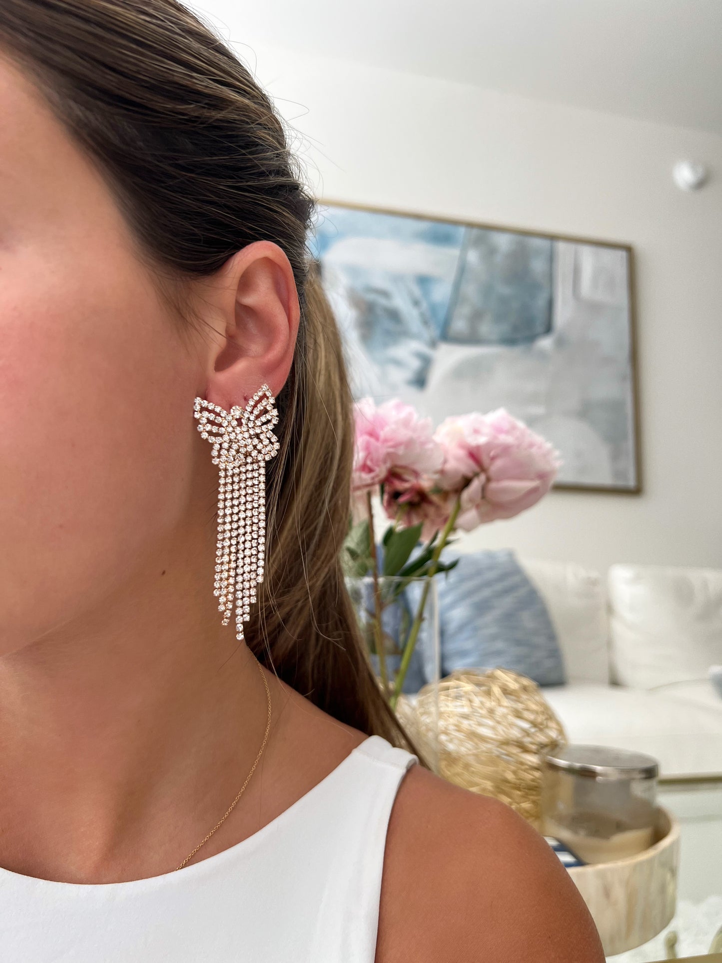 Butterfly Drip Earrings / Gold