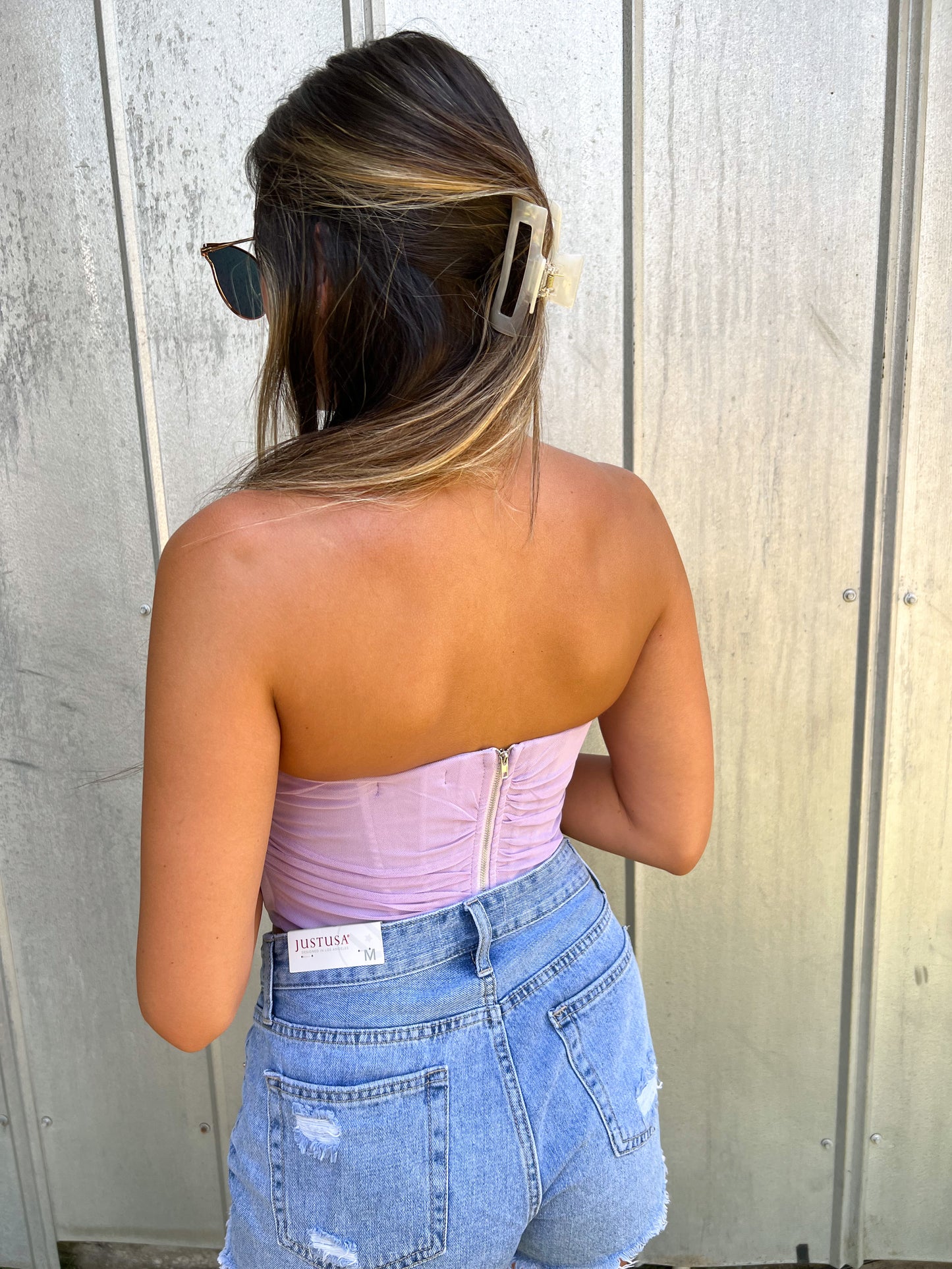 Bailey Bustier Top / Lavender