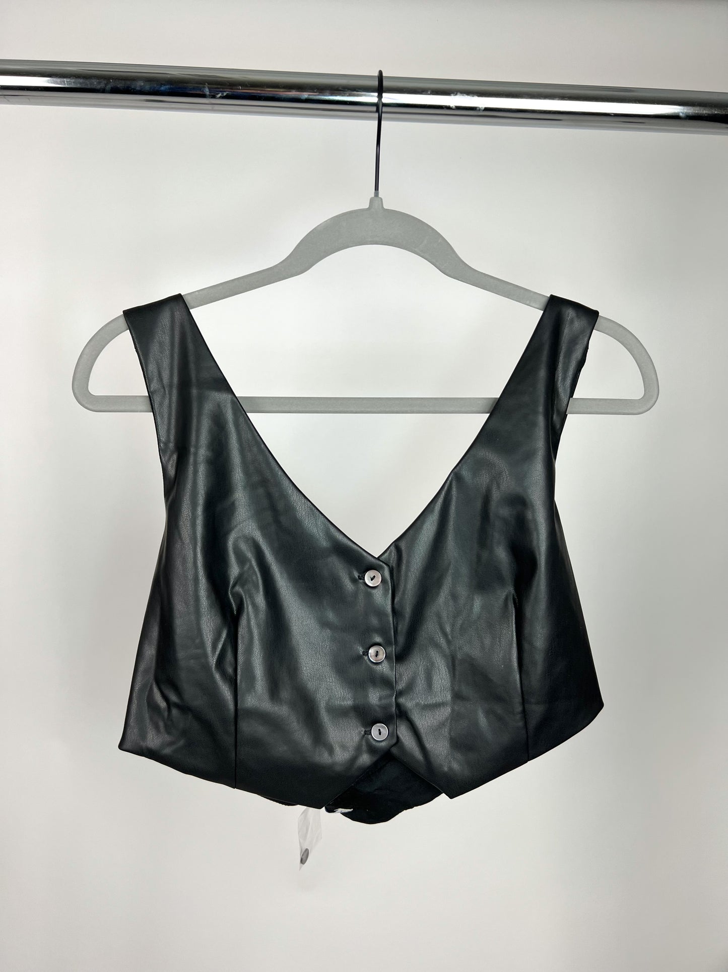 Pleather Vest