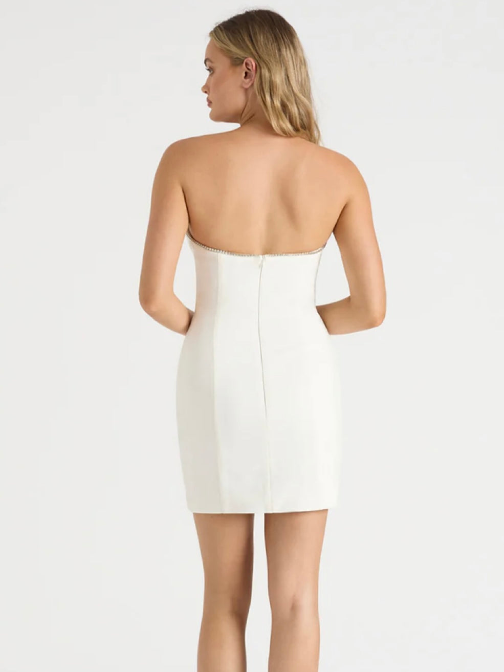 I Do Rhinestone Mini Dress