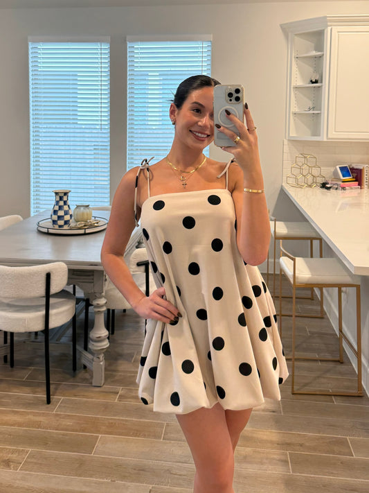 Polka Dot Bubble Dress