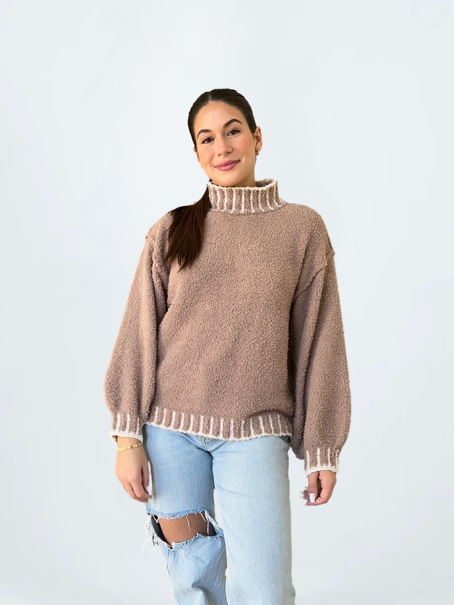 Mocha Oversized Sweater