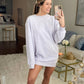 Lilac Lover Sweater Dress