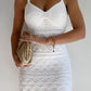 Beach Babe Knit Dress / White