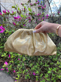 Gold Pouch Clutch