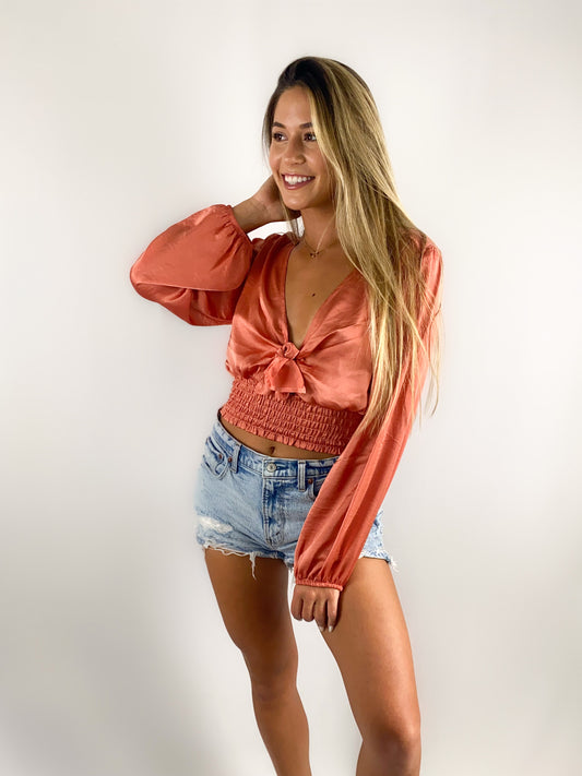 Maddy Coral Top